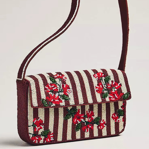 Pochette de soirée portable de luxe style bohème perlée, broderie de graines, design de sac à main personnalisé, robuste et sécurisée - Product Image 1