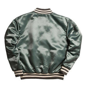 New Wholesale Coated Custom Design Style Hot <b>Sale</b> High Quality Eco-Friendly Breathable Varsity Satin <b>Spring</b> Sporty Front - Product Image 2