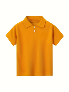 Youngsters' Summer Shirts Casual Preppy Style Solid Color Sleeveless Breathable 100% Cotton Jersey Compressed Plus Size-for Boys - Product Image 5