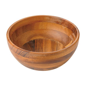 Tazón de Madera de Acacia Natural MANYO, Apto para Niños, Utensilios de Cocina Duraderos y Ecológicos para el Hogar y Decoración de Interiores - Product Image 2