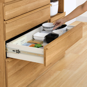 Modern Wood Living Room & Home Office Cabinet <b>with</b> 2 <b>Drawers</b> and 2 Shelves Antique Luxury Design <b>Storage</b> Furniture - Product Image 5