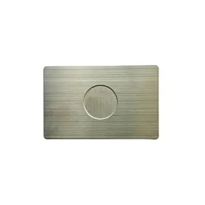 YTS Hot personalizza la carta regalo in metallo con foglio d'oro Vip con chip fudan F08S