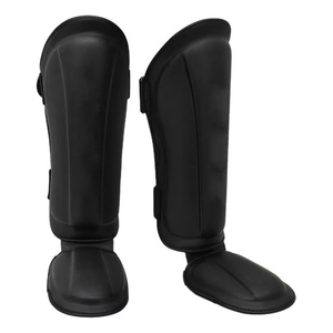 Espinilleras de Espuma de Alta Densidad para Muay Thai, Marca Privada, Diseño Personalizado, Cuero PU, Equipo de Protección para Piernas para Entrenamiento de MMA - Product Image 4