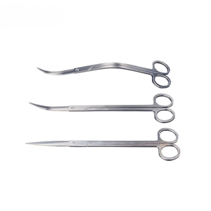 Tijeras para Acuario con Superficie de Espejo al Mejor Precio, Tijeras Onduladas de Acero Inoxidable para Acuario, Instrumento Quirúrgico Manual con Certificación CE ISO - Product Image 1