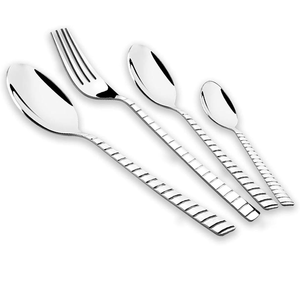 Ensemble de couverts en acier inoxydable, cuillère, fourchette, couteau, best-seller, vente promotionnelle, couverts classiques en acier poli miroir - Product Image 1