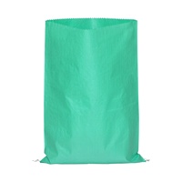 Sac agricole tissé en PP personnalisé, durable, recyclable, vert, bleu, blanc, pour l'emballage de maïs, de blé, de farine, d'engrais et de riz