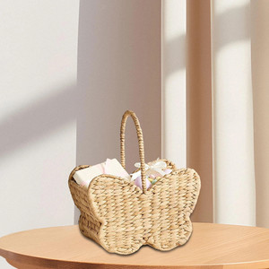 Cesta para conejos de jacinto de agua natural, hecha a mano en Vietnam, diseño de almacenamiento ecológico con suministro al por mayor. - Product Image 5