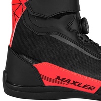 Bottes de moto en cuir respirantes pour la course, chaussures de moto pour la route, bottes d'été pour moto