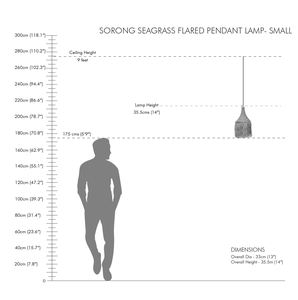 โคมไฟห้อยทำมือคุณภาพสูงจากวัสดุหญ้าทะเล ดีไซน์ทันสมัย เป็นมิตรกับสิ่งแวดล้อม เหมาะสำหรับตกแต่งบ้าน - Product Image 6