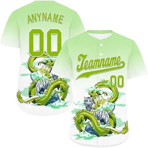 Maillot de baseball de haute qualité en sublimation avec nom et numéro personnalisés et tissu performant durable - Product Image 1