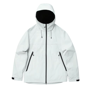Men's Eco-Friendly Waterproof <b>Quilted</b> High Street Style Lightweight Windbreaker Jacket Full Zipper Stand Collar Polyester/Nylon - Product Image 4