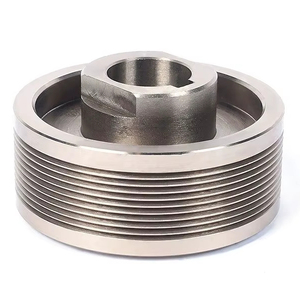 Yogi Engineering – Écrou de blocage pour accouplement de tige filetée avec gorge de clavette (Pièce usinée sur mesure en acier allié/acier inoxydable) - Product Image 1