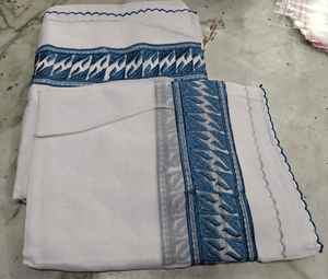 Chal IMMAH Blanco de Alta Calidad, Ligero, de Algodón Voile, con Bloques de Color, para Invierno, Número Uno en Ventas - Product Image 5