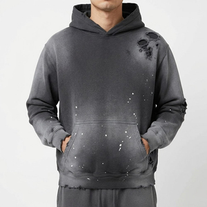 Sudaderas con Capucha para Hombre, Lisas, sin Estampado, con Efecto Desgastado por el Sol, Hechas a Medida, de Primera Calidad, Nuevo Diseño, 100% Algodón - Product Image 1