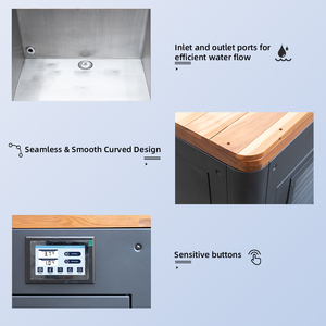 Thương mại Ice Bath được xây dựng trong máy làm lạnh sang trọng lạnh Plunge bồn tắm - Product Image 4