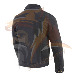 Hot Selling Product New Design Men's Cotton Made Jeans Jacket Premium Quality <b>Material</b> Made Men <b>Denim</b> Jackets - Product Image 2