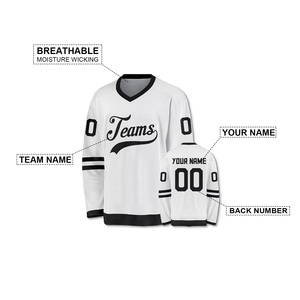 Uniformes de Equipo de Diseño Moderno, Camisetas de Hockey sobre Hielo Personalizadas al por Mayor, Ropa Deportiva de Alta Calidad, Proveedor OEM con Logotipo Impreso, Secado Rápido - Product Image 2