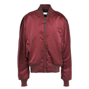 Factory Price Men Full Brown Satin Bomber <b>Jacket</b> Made in Pakistan Sialkot Customized Man Plus Size Satin <b>Jacket</b> - Product Image 2