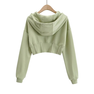 Premium Quality <b>Women's</b> Cropped <b>Hoodie</b> in Stylish Design Available in All Colors for Winter Season Crop <b>Hoodie</b> - Product Image 6