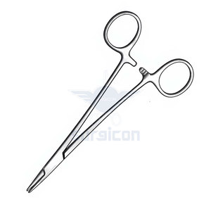 Portaagujas Crile-Wood de 20 cm / 8 Pulgadas, Portaagujas Quirúrgico de Acero Inoxidable, Instrumento de Sutura de Precisión con Dientes Finos - Product Image 5