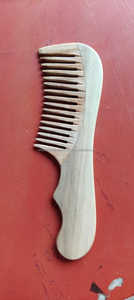 Peigne en bois personnalisé, petit format de poche, à dents larges, pour démêler la barbe et les cheveux, ensemble de brosses de massage pour hommes et femmes, usage domestique, cadeau de mariage - Product Image 4