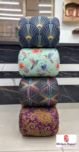 Tela de poliéster impresa digital personalizada, suave y ligera para prendas de vestir, vestidos, textiles para el hogar, proveedor mayorista - Product Image 2