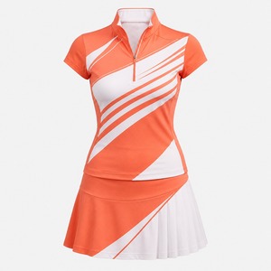 Uniforme de tenis para mujer diseñado con tela ligera de alto rendimiento y un ajuste flexible para movimiento rápido en la cancha de tenis. - Product Image 6