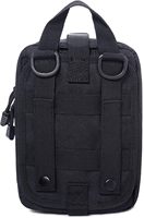 Sac de premiers secours tactique en nylon avec fermeture éclair, pochette MOLLE pour les urgences médicales en plein air, organiseur d'outils EDC, sacs et étuis spéciaux