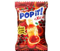 POPIT Ballen Snoepgoed Fruitige Cube 10M Houdbaarheid Cacao Melkpoeder Knapperige Snoepjes Bruine Fruit Gummy Candy 26.6g Zakverpakking