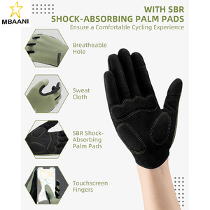 Gants de cyclisme pour hommes - Gants de VTT respirants compatibles avec les écrans tactiles - Product Image 2