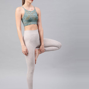Top Deportivo de Yoga para Mujer, Diseño Moderno, Spandex/Nylon, Logotipo Frontal Simple, Alta Sujeción, Transpirable, Ecológico - Product Image 4