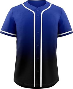เสื้อเบสบอลลำลองพิมพ์ลายแบบซับลิเมชั่นสำหรับผู้ชาย - Product Image 4