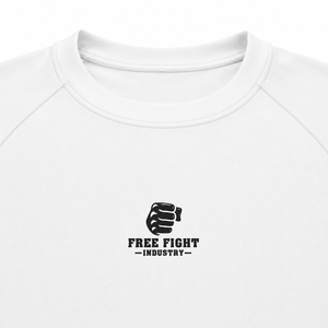 T-shirt de compression à manches courtes pour homme Free Fight Industry, imprimé noir et rouge, séchage rapide - Product Image 6