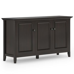 Armoire de rangement Amherst Wide à 3 portes en hickory brun pour salon - Product Image 2