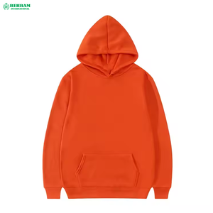 เสื้อฮู้ดผ้าฟลีซเนื้อนุ่มพิเศษ อุ่นสบาย ผลิตจากผ้าฝ้าย 100% เป็นมิตรต่อสิ่งแวดล้อม เหมาะสำหรับฤดูหนาว มีไซส์ตั้งแต่ XS ถึงไซส์ใหญ่ ผลิตจากผ้าฝรั่งเศส - Product Image 1