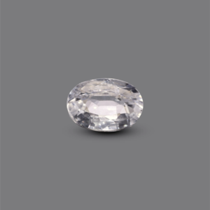 Synthetic Paraiba Square Cut White Zircon 6.05 Carat Loose Gemstone for Fine Jewelry - Product Image 1