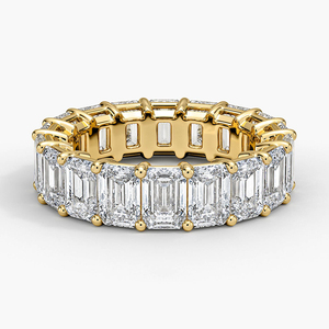 Bague en V avec diamants marquise et ronds à contour incurvé - Product Image 1