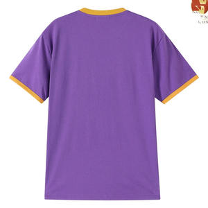 Camiseta de Punto con Bordado Chenille Personalizada Omega Shield Greek Life, Cuello Redondo, Transpirable, Casual, Manga Corta, Corte Regular, 100% para Hombre - Product Image 6