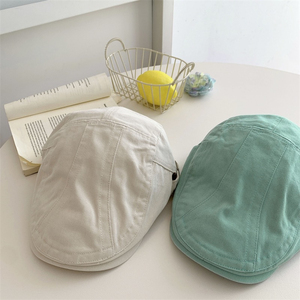 Wholesale Sports 100% Cotton <b>Flat</b> Cap Ear Flaps Warm Bulk Custom OEM Thermal Foldable Unisex Four Seasons <b>Hat</b> - Product Image 3