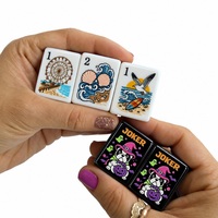 Ensemble de Mahjong américain Island and Halloween avec 160 tuiles en acrylique et motifs décoratifs pour les clubs de Mahjong