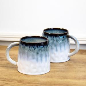 Tazas de Cerámica Hechas a Mano con Esmalte Reactivo, Aislamiento de Pared Gruesa y Diseño de Agarre Resistente para Servicio Premium en el Hogar y Cafeterías - Product Image 3