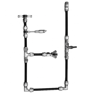 Connecteur union de raccord à compression haute pression 3/8 "9.52mm viroles doubles virole simple - Product Image 1