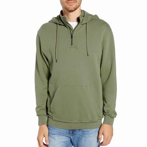 Sweat-shirt à capuche camouflage vert olive pour homme, coupe classique, décontracté, pour l'hiver, avec poche avant, tricoté, 100% coton molletonné - Product Image 1