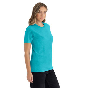 Camiseta Next Level Premium Ajustada de Cuello Redondo en Negro, Tejido CVC, Material de Poliéster y Algodón Anillado, Personalizable, Nueva Llegada - Product Image 1