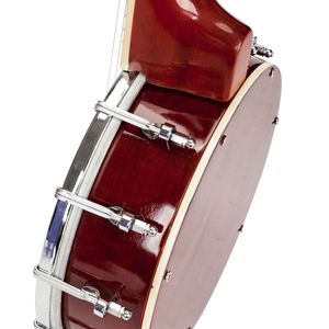 Set Banjo Professionale a 4 Corde, Manico in Okoume, Corde in Bronzo, 26 Pollici, Fondo e Fasce in Mogano, Paletta Acustica, Tenore in Palissandro (1 pz) - Product Image 5