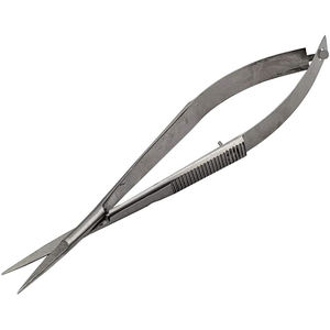 Ciseaux de manucure professionnels à lame incurvée extra-affûtée en acier, ciseaux à ressort pour sourcils, pour la coupe des sourcils et la broderie, OEM par Grip Surgical - Product Image 5