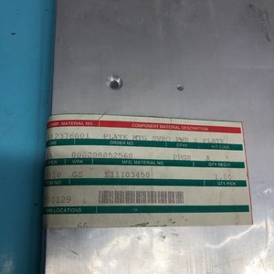 VARIAN E11103450 PLATE MTG SVRO,112376001 PWR S - อุปกรณ์และชิ้นส่วนเซมิคอนดักเตอร์ระดับโลกที่เชื่อถือได้ - Product Image 4