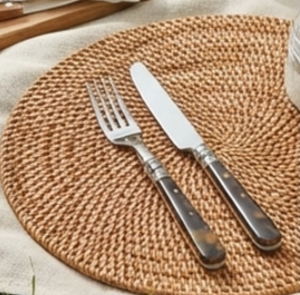 Vintage Flatware Set With Tortoiseshell Handles Stainless Steel <b>Knife</b> <b>Fork</b> Spoon Dishwasher Safe Cutlery Set For Everyday Use - Product Image 2