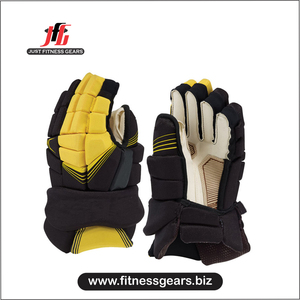Gants de hockey sur glace d'hiver haut de gamme, design ergonomique, paume renforcée, mousse PU/EVA, cuir léger, fermeture à enfiler - Product Image 1
