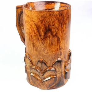 Wooden <b>Beer</b> Mug Handmade Wood Mugs for Men for Camping Travel Outdoor Engraved - Product Image 3